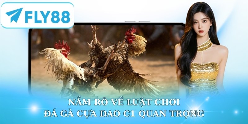 Nắm rõ về luật chơi đá gà cựa dao C1 quan trọng